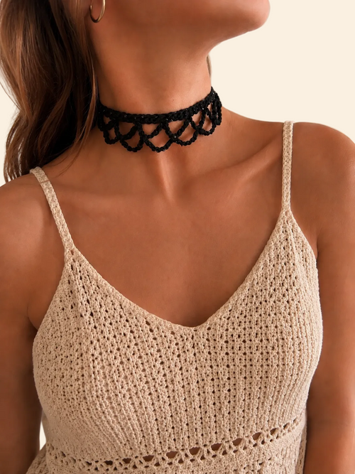 Choker crochet